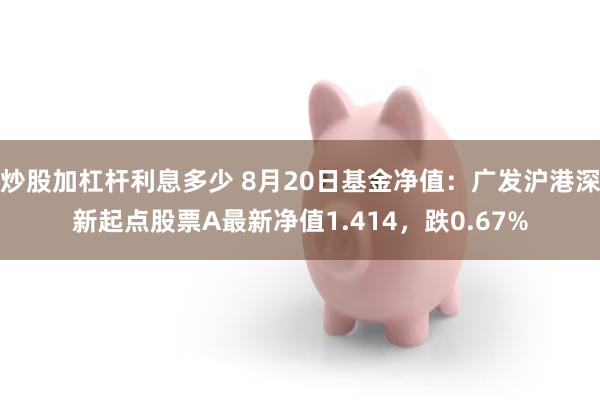 炒股加杠杆利息多少 8月20日基金净值：广发沪港深新起点股票A最新净值1.414，跌0.67%