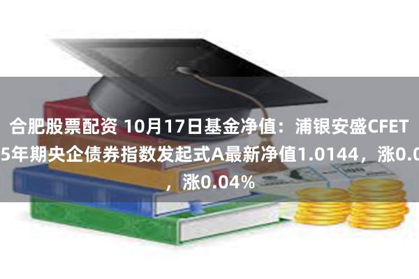 合肥股票配资 10月17日基金净值：浦银安盛CFETS0-5年期央企债券指数发起式A最新净值1.0144，涨0.04%